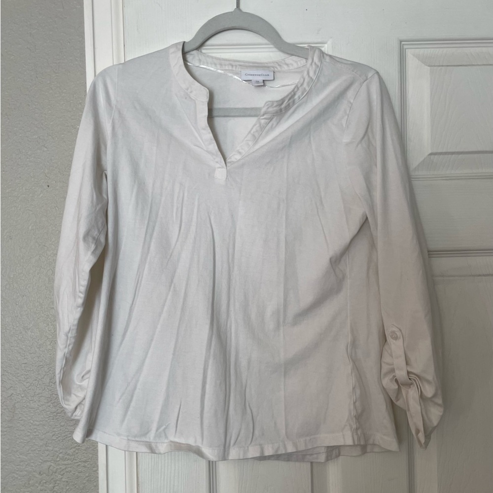 Charter Club white shirt